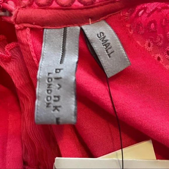 Bl-NK London Anthropologie Janet Pink Ruffled Jumpsuit - Picture 9 of 14